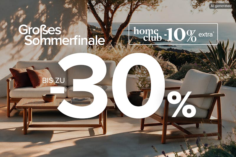 Bis zu -30 % und -10 % extra*